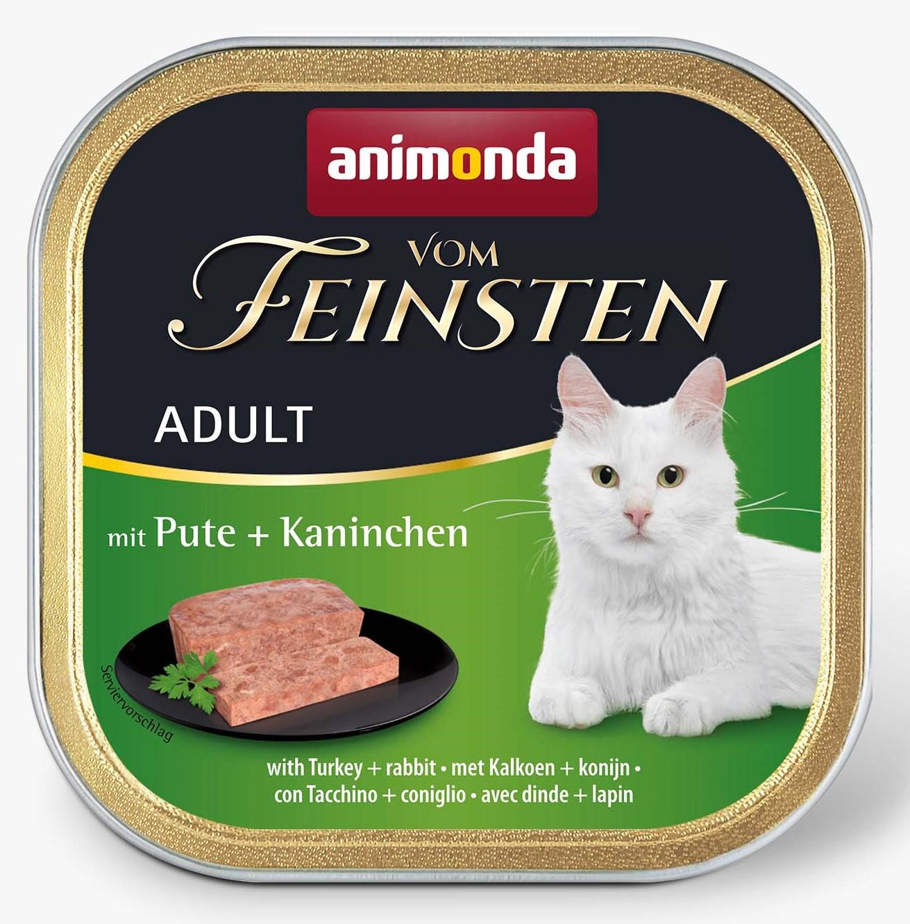 Animonda Vom Feinsten Adult Cat Turkey+Rabbit 