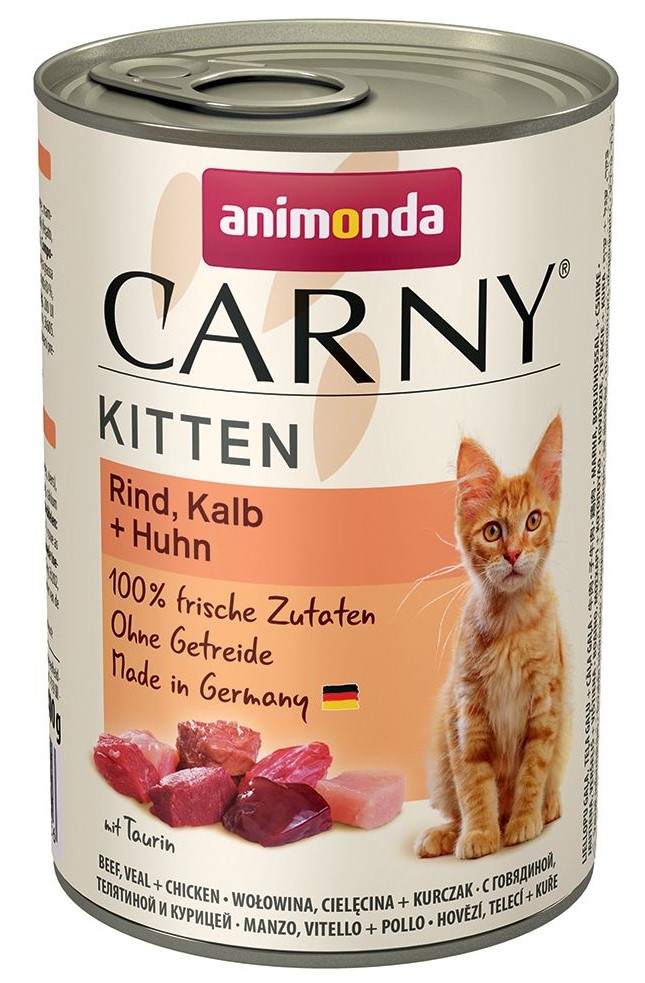 Animonda Carny Kitten Beef, Veal + Chicken