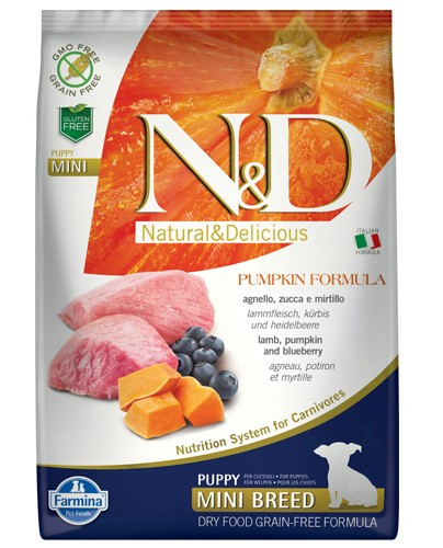 N&D Puppy Mini Pumpkin Lamb & Blueberry