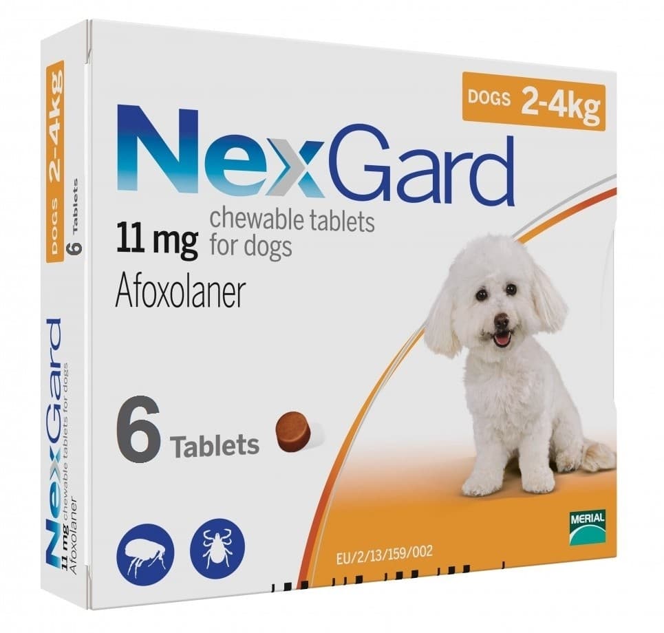 Merial NexGard Dog 2 - 4 кг.