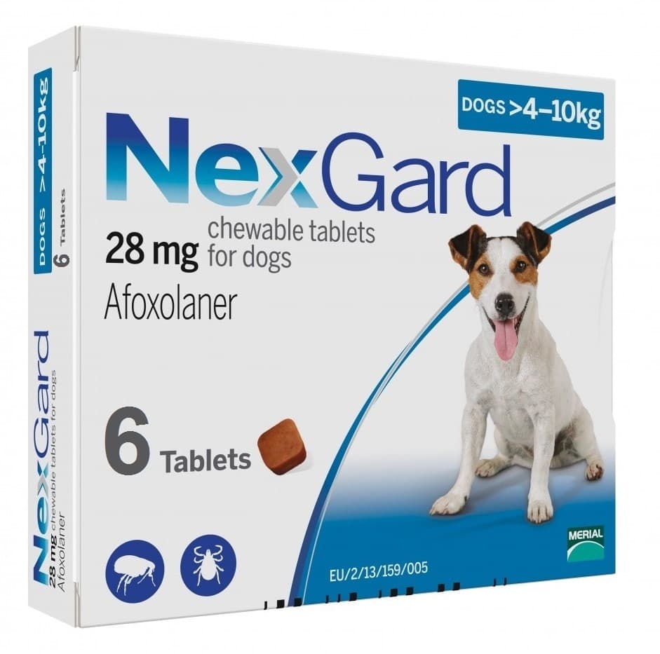 Merial NexGard Dog 4 - 10 кг.