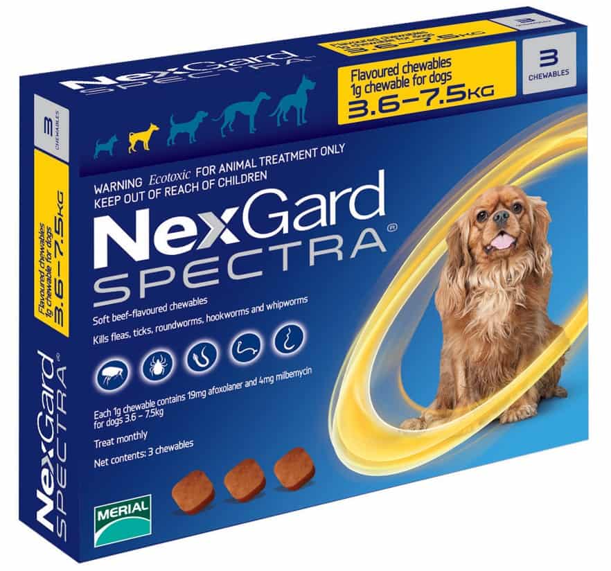 Merial NexGard Spectra Dog 3.6 - 7.5 кг.