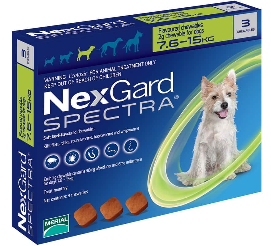 Merial NexGard Spectra Dog 7.6 - 15 кг.