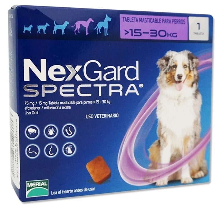 Merial NexGard Spectra Dog 15 - 30 кг.
