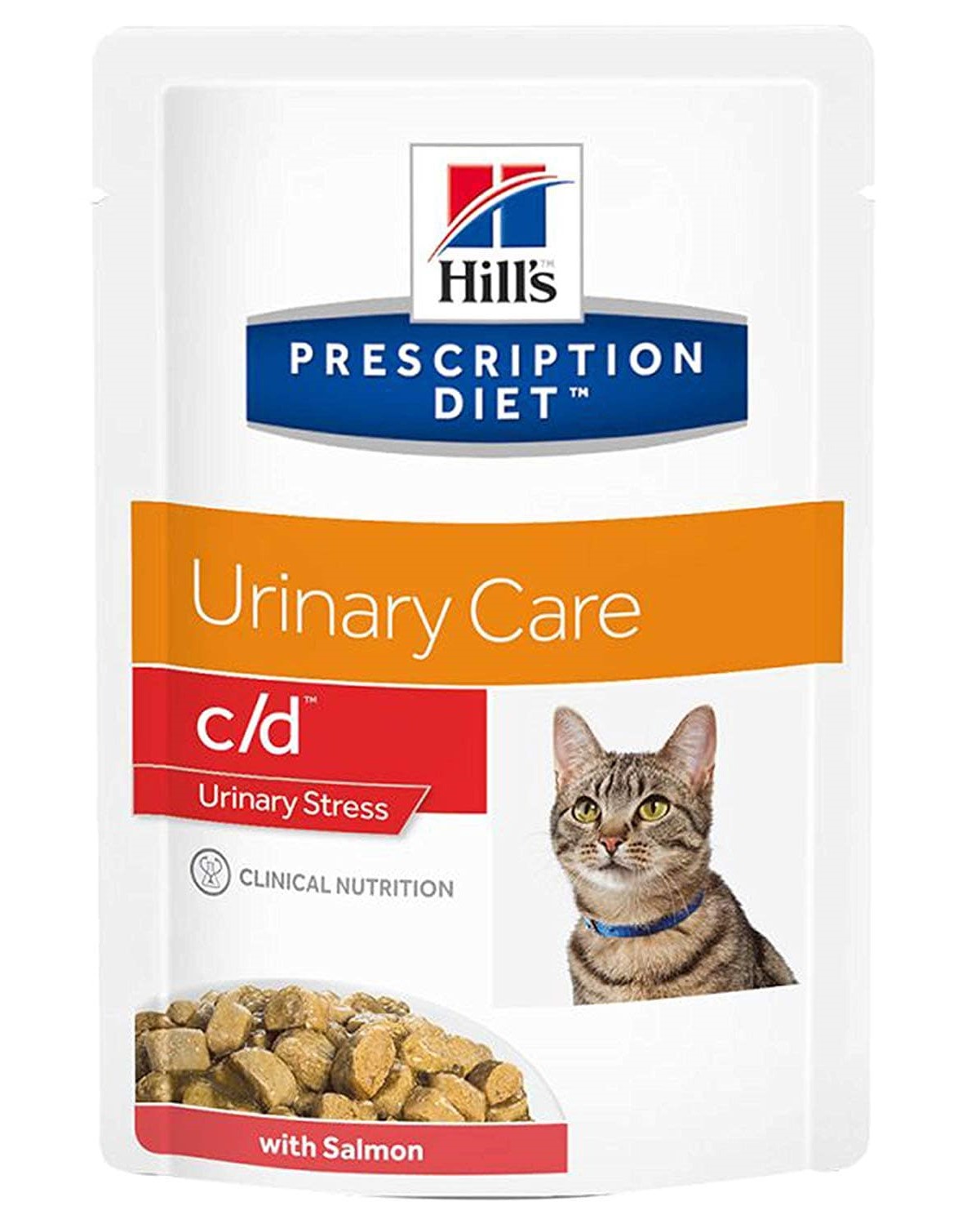 Hill's Prescription Diet Cat Pouch c/d Urinary Stress Salmon