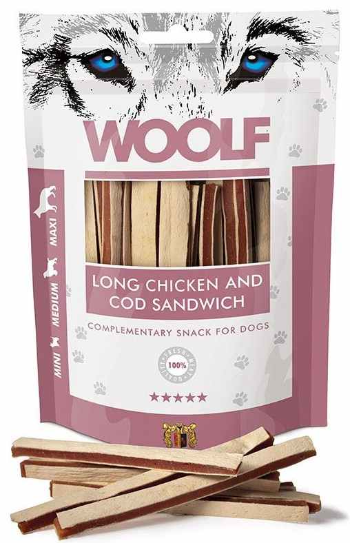 Woolf Dog Long Chicken&Polock Sandwich