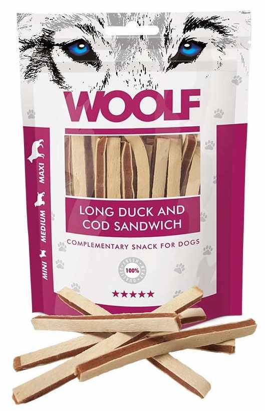 Woolf Dog Long Duck&Pollock Sandwich