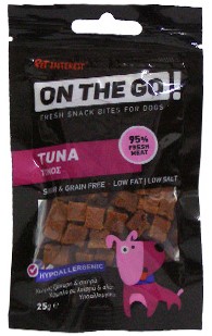 Pet Interest On The Go Dog Tuna Bites