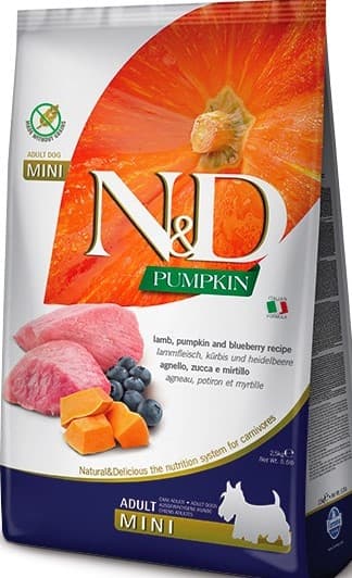 N&D Pumpkin Adult Mini Lamb & Blueberry
