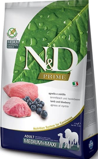 N&D Prime Adult Medium&Maxi Lamb&Blueberry