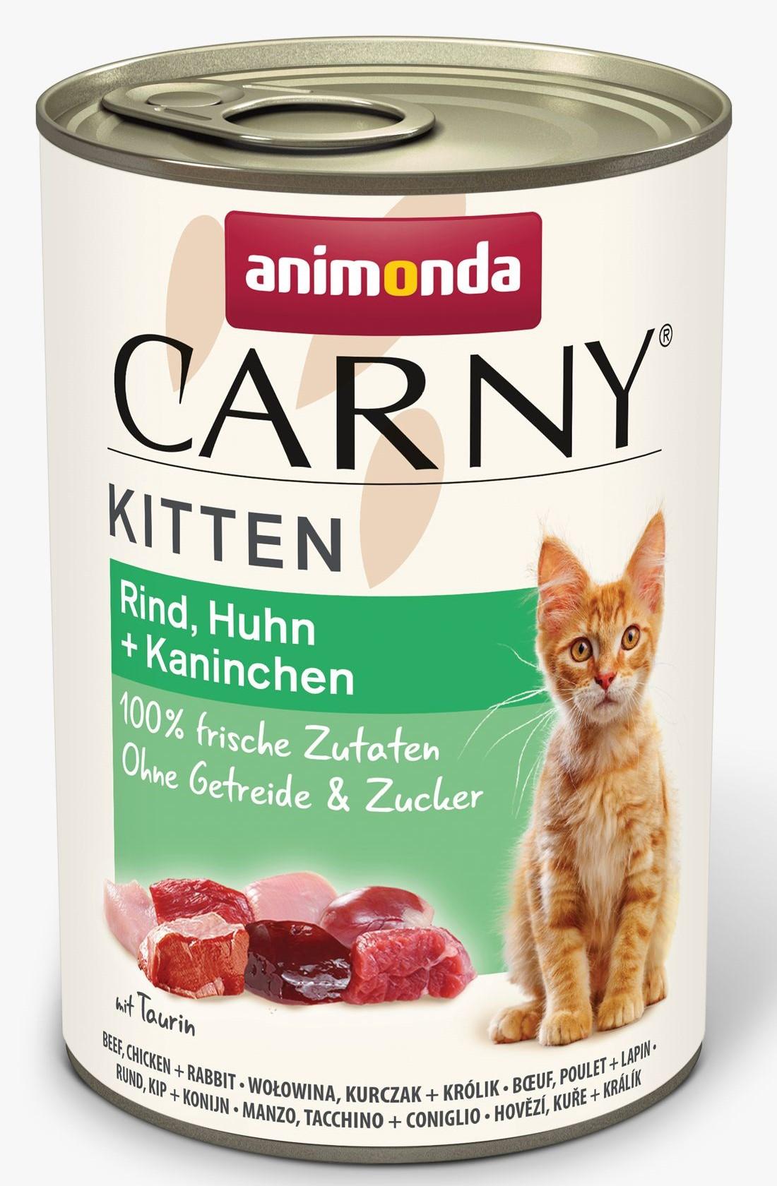 Animonda Carny Kitten Beef, Chicken and Rabbit