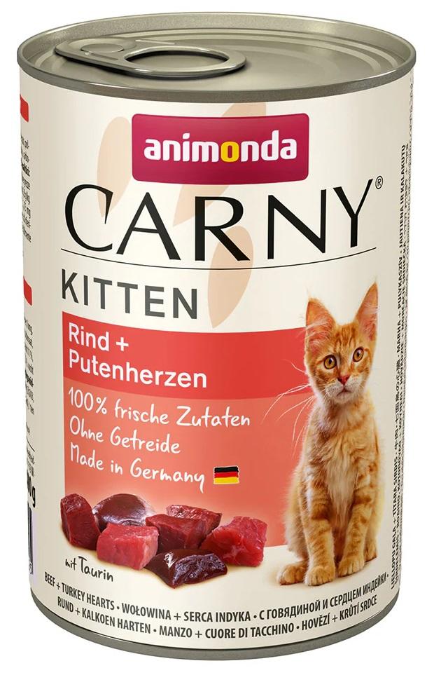 Animonda Carny Kitten Beef and Turkey hearts