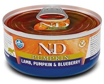 N&D Adult Cat Lamb, Pumpkin&Blueberry 