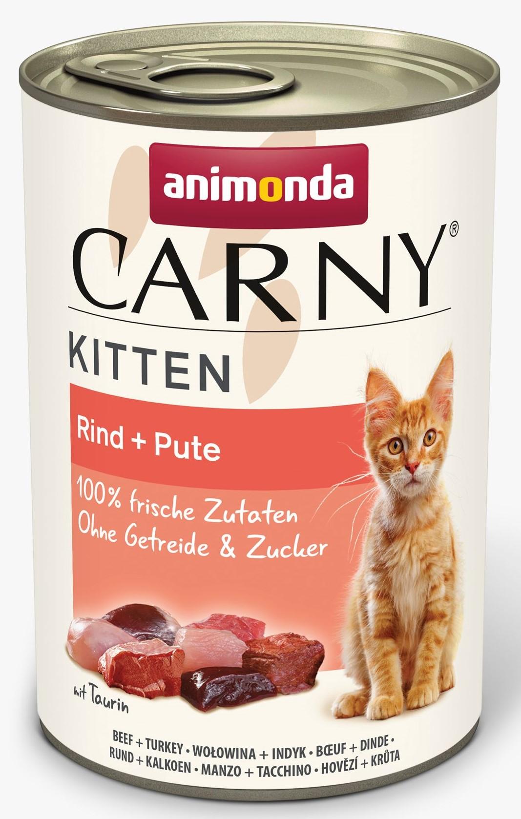 Animonda Carny Kitten Beef + Turkey 