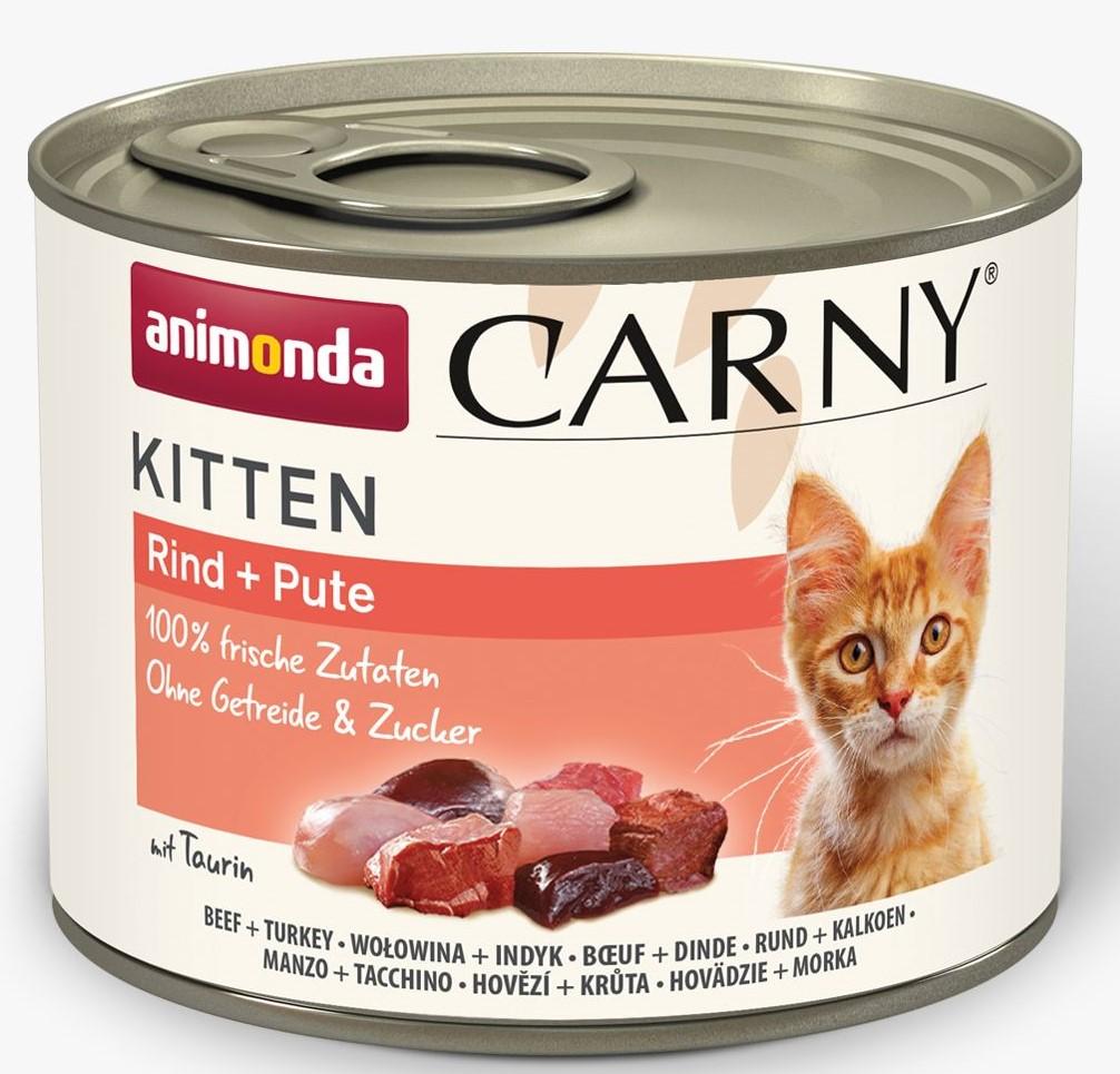 Animonda Carny Kitten Beef + Turkey 