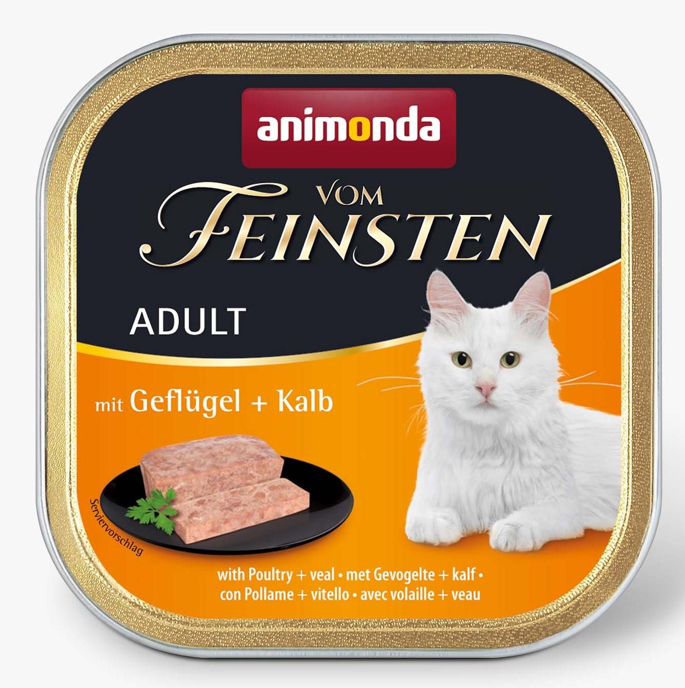 Animonda Vom Feinsten Adult Cat Poultry+Veal 