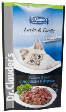 Dr.Clauder Cat Premium Pouches Salmon and Trout 