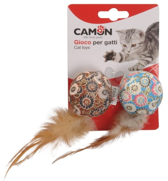 Camon Cat toy Balls Floral Motif
