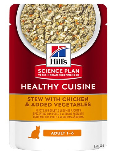 Hills SP Adult Cat Stew with Chicken & vegetables