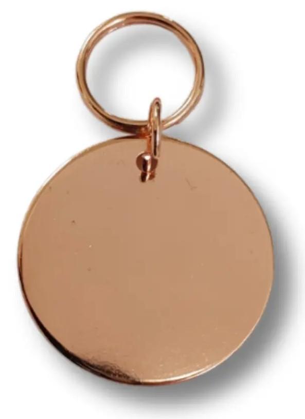 Anipro Stainless Steel Dog ID Tag Rose Gold