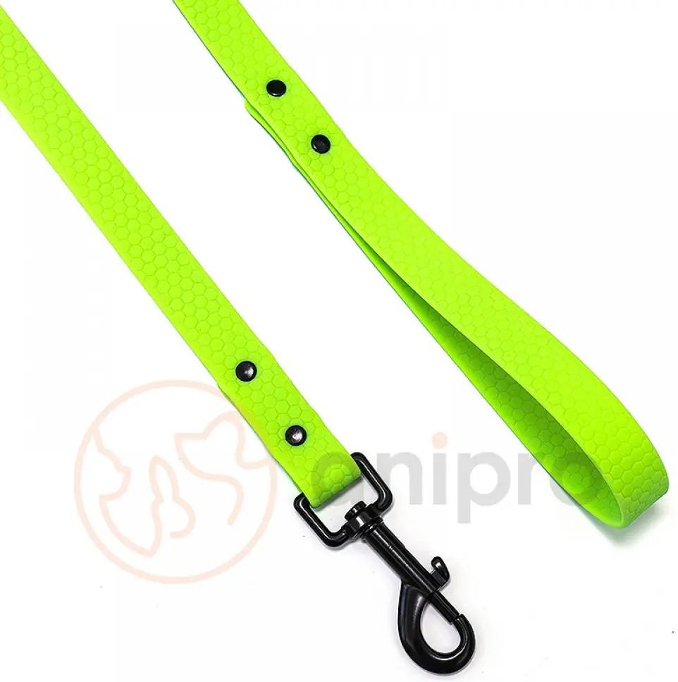 Anipro Hexagon Dog Leash Neon Green Tape